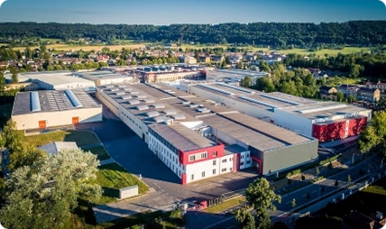 Bild der JUTA-Anlage in Dvur Kralove nad Labem.